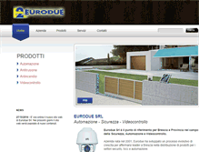 Tablet Screenshot of euroduesrl.com